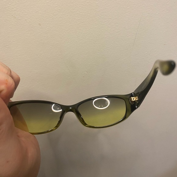 Gucci Vintage Green Sunglasses 2456 / S Gently Used 1990s - Picture 4 of 6